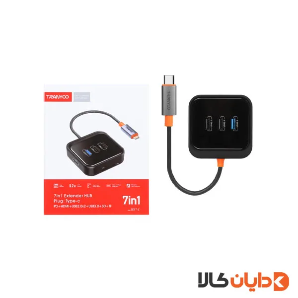 هاب تایپ سی ترانیو TRANYOO مدل HB7