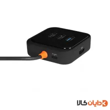 هاب تایپ سی چندکاره TRANYOO HB6 مشکی