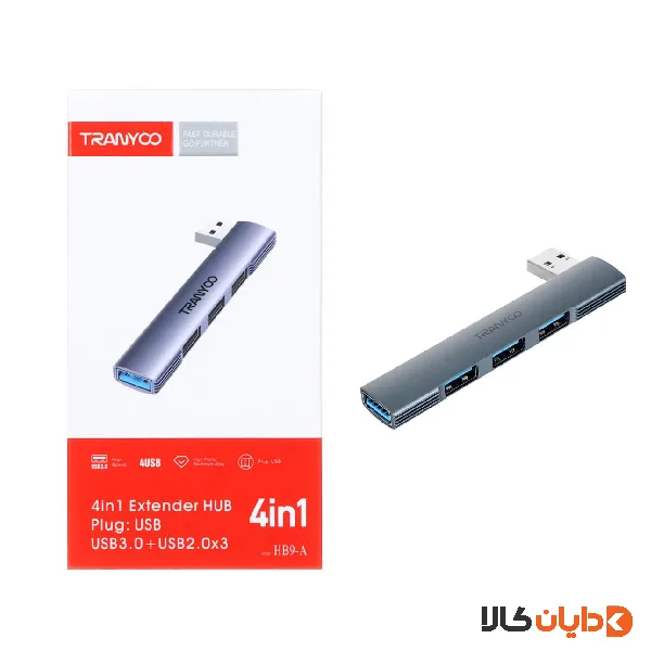 هاب 4 پورت USB ترانیو TRANYOO مدل HB9-A