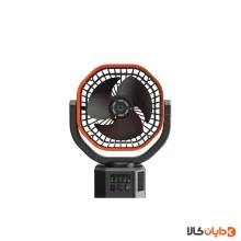 پنکه شارژی و پاوربانک خورشیدی پرودو PORODO مدل Suncharge Outdoor Solar Fan