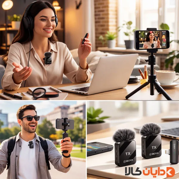 میکروفن بی سیم بویا BOYA مدل BYV20