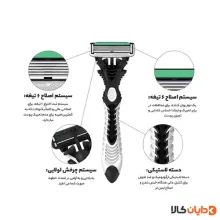 ژیلت دورکو DORCO مدل 6 تیغ