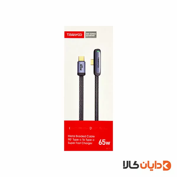 کابل دوسر تایپ سی ترانیو TRANYOO مدل CC3