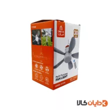 پنکه و لامپ شارژی امگا OMEGA مدل ELF500