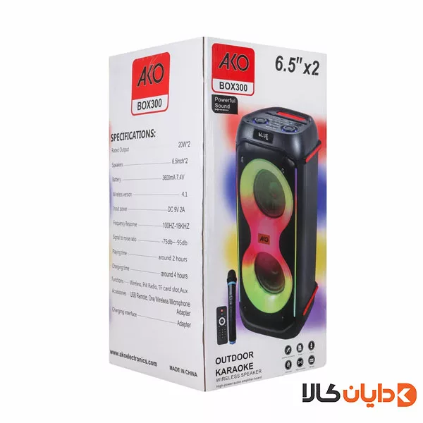 اسپیکر پارتی باکس آکو AKO مدل SOUND BOX300