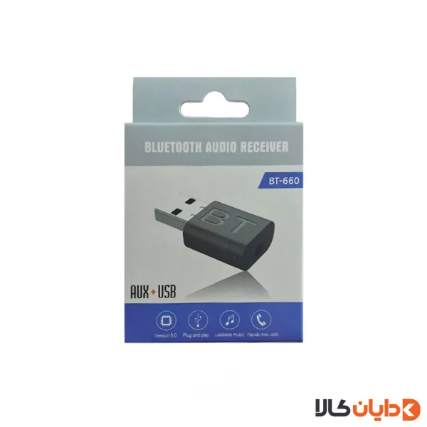 دانگل بلوتوث مدل AUX+USB BT660