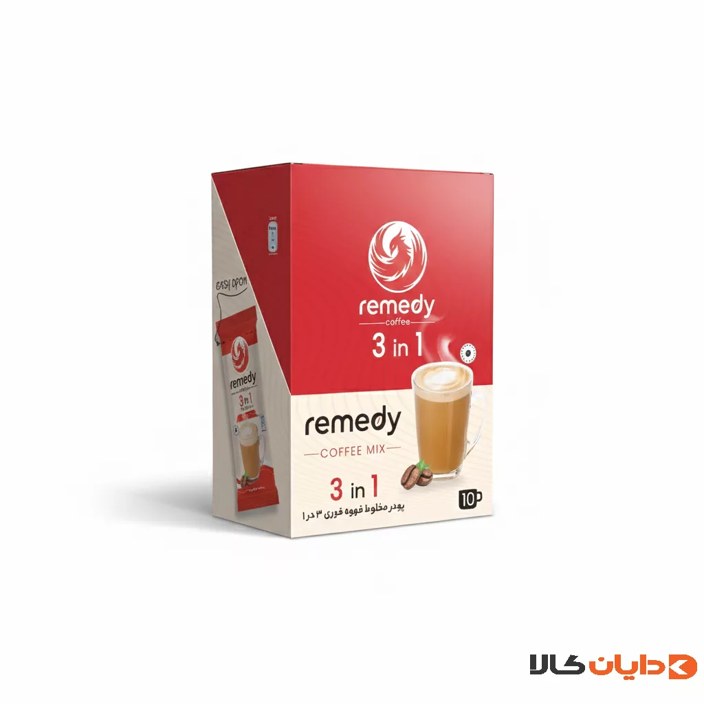 پودر مخلوط قهوه فوری 3 در 1 رمدی Remedy