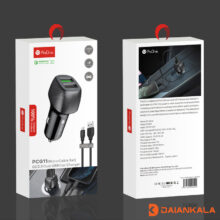 شارژر فندکی پرووان مدل PCG11 همراه کابل شارژ اندروید
