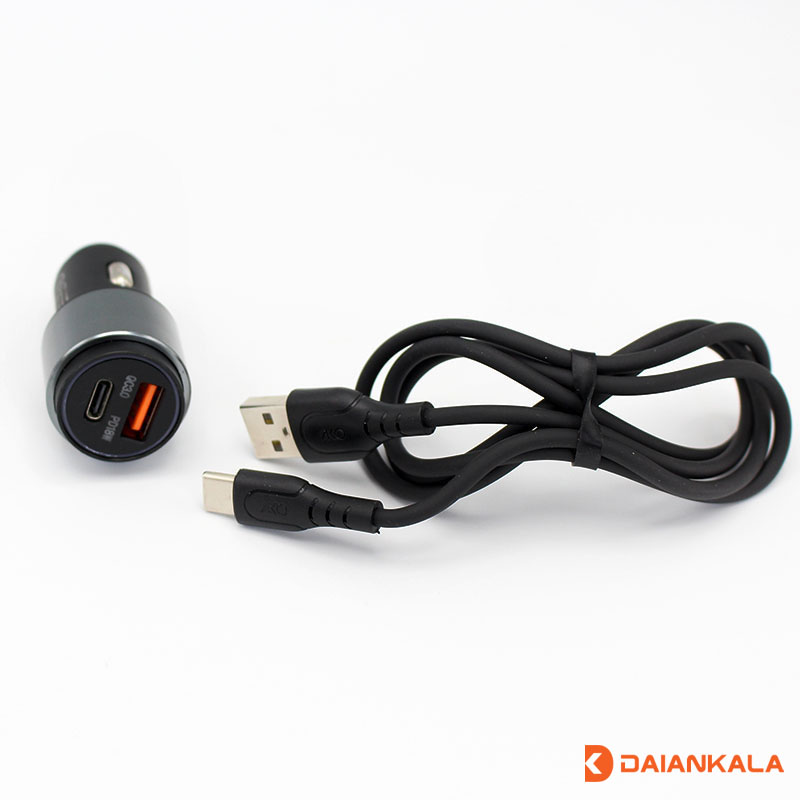 AKO CAR charger with Type-c cable model AKO AC-C1