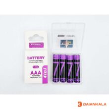 باتری نیم قلمی کلومن مدل AAA-ALKALINE بسته 4 عددی