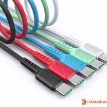 کابل تبدیل USB به TYPE-C پرووان استوانه ای مدل PCC290
