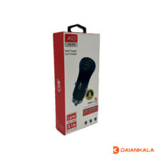 شارژر فندکی آکو مدل AKO AC-C3 به همراه کابل TYPE-C