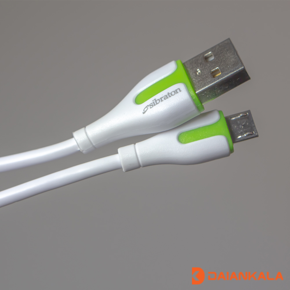کابل تبدیل USB به Micro-usb سیبراتون مدل S405A طول 1 متر