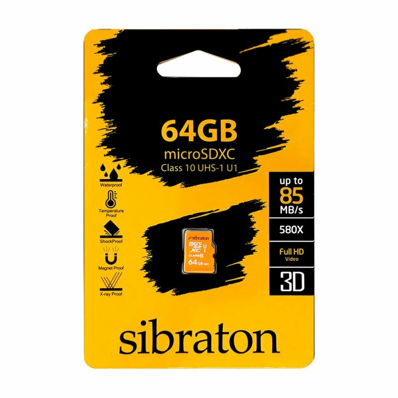 کارت حافظه 64 گیگابایت سیبراتون | SIBRATON کلاس 10